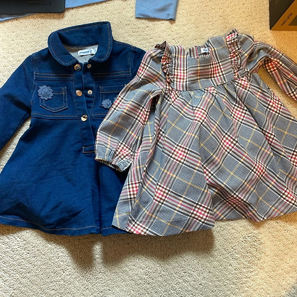 Mayoral 12M girls dress bundle